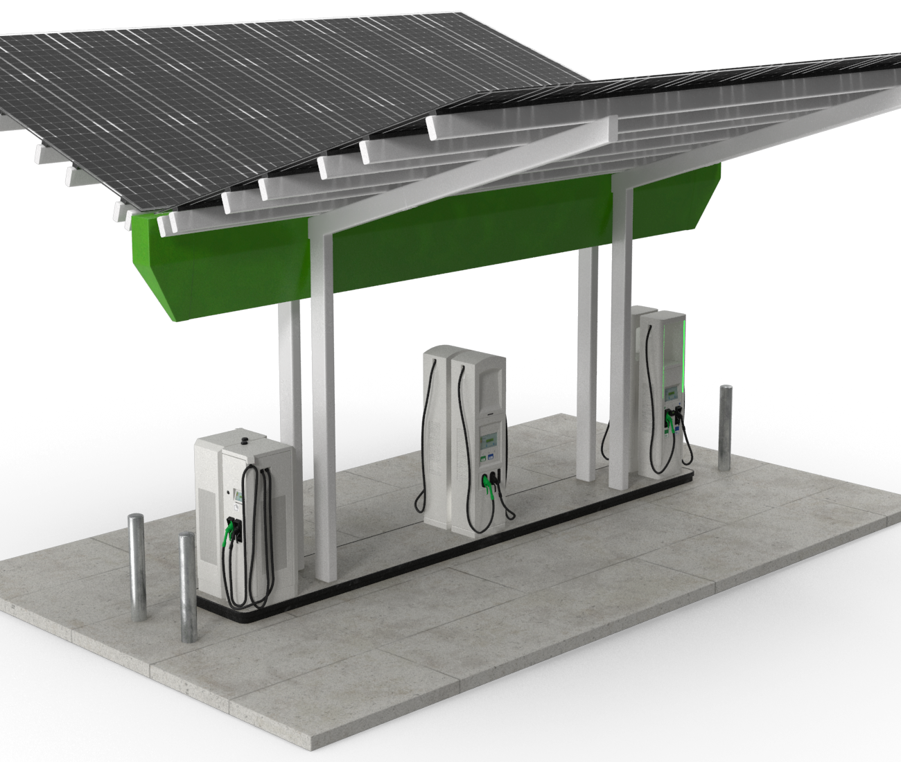 Solar Battery Charging Station.H03.2k